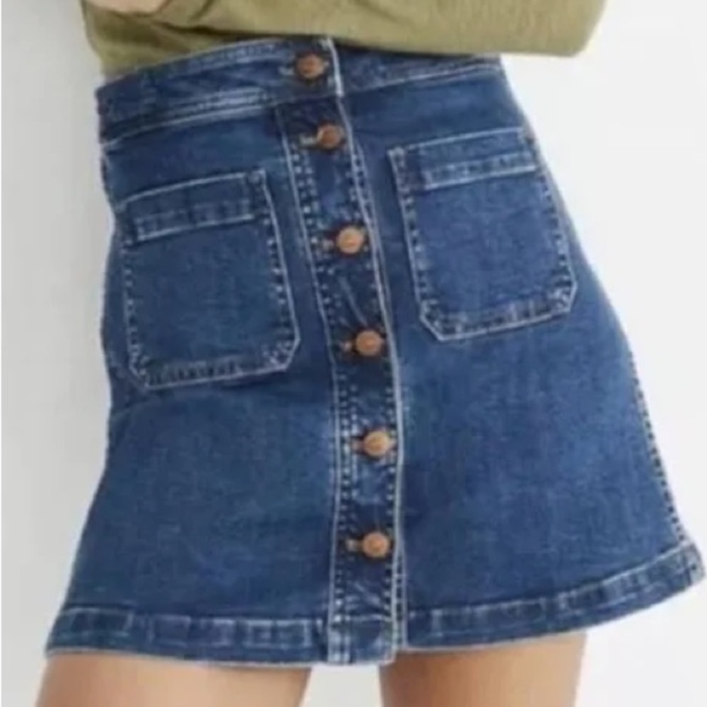 ‎Madewell Jean skirt